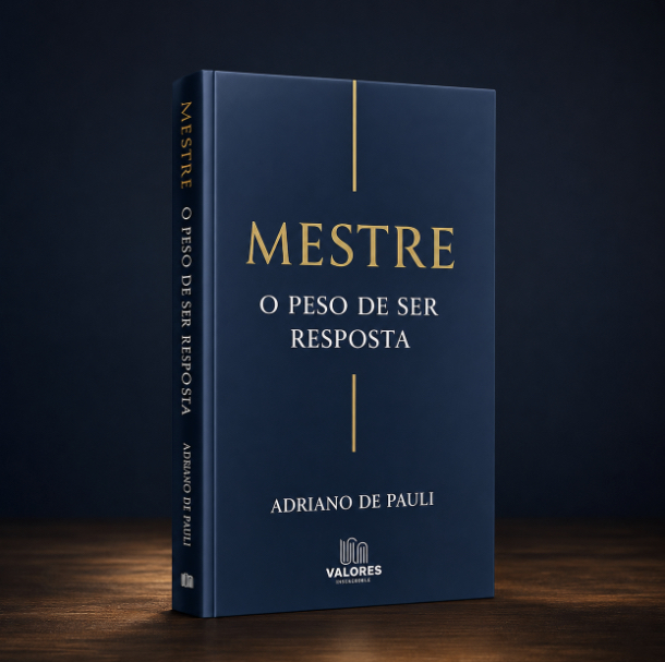 Capa do livro MESTRE — O Peso de Ser Resposta, de Adriano de Pauli (Valores Editorial)
